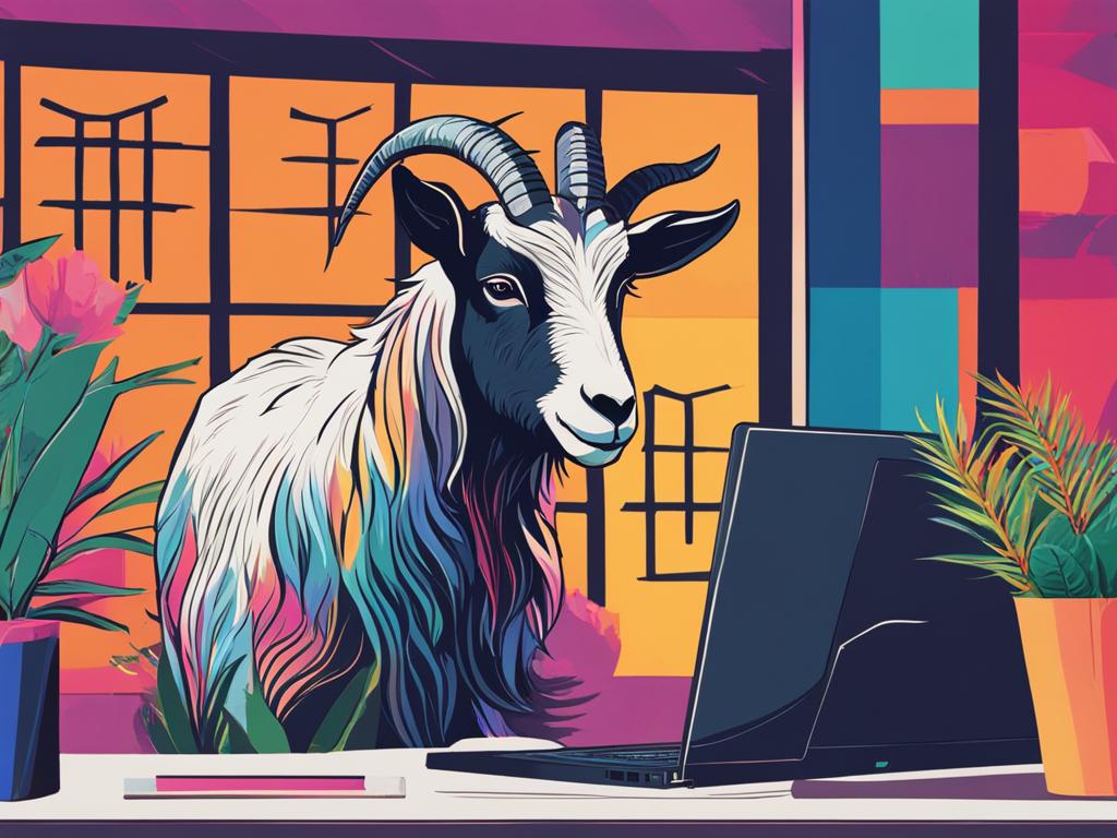 Chinese Zodiac Goat in the Workplace Image