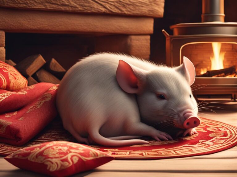 Chinese Zodiac Rat and Pig in Friendship: Comfort and Ease