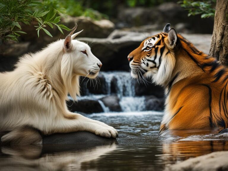 Tiger and Goat Friendship: Compassion and Understanding