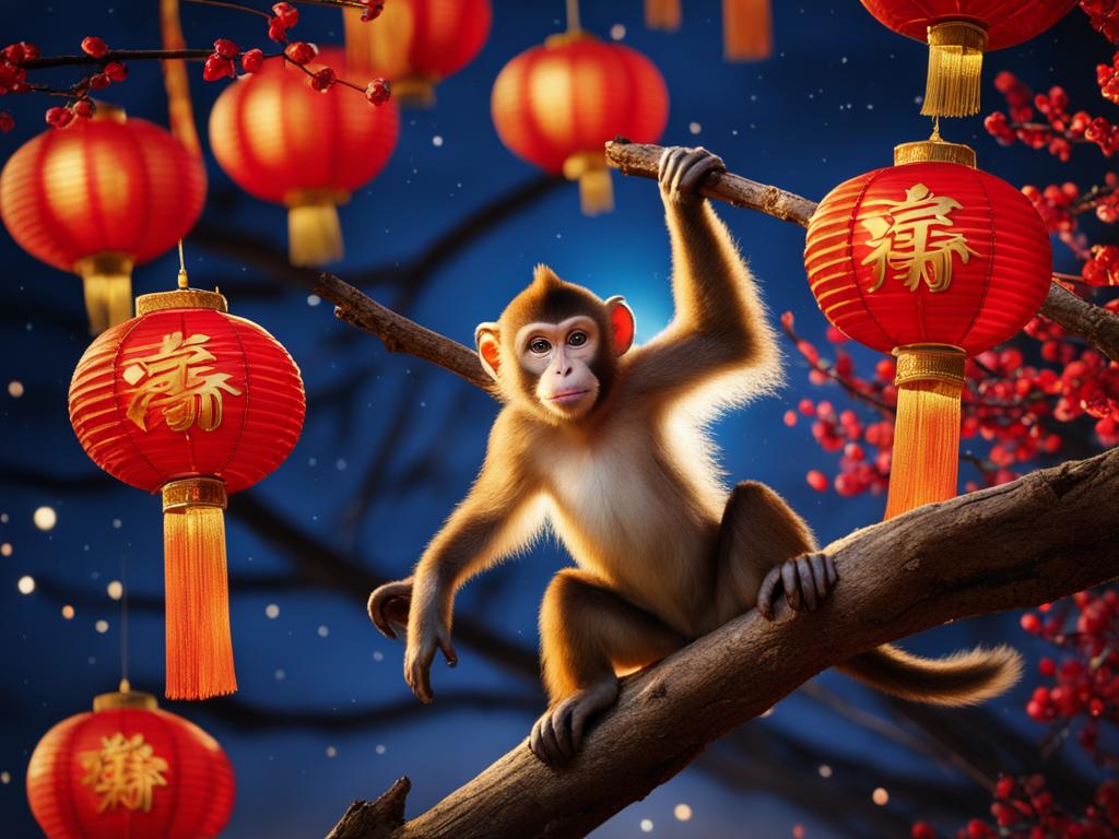 Monkey in Chinese New Year celebrations