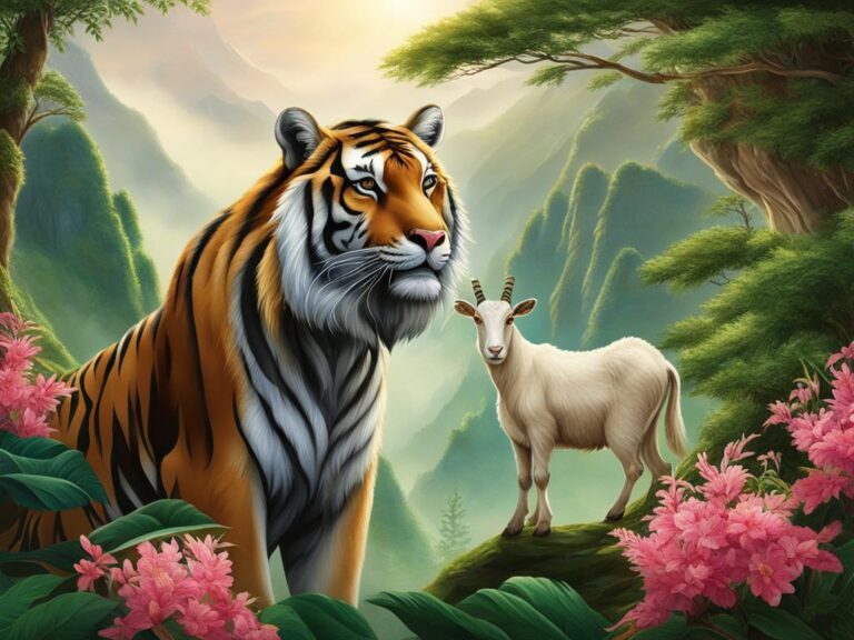 Tiger and Goat compatibility in Chinese Zodiac