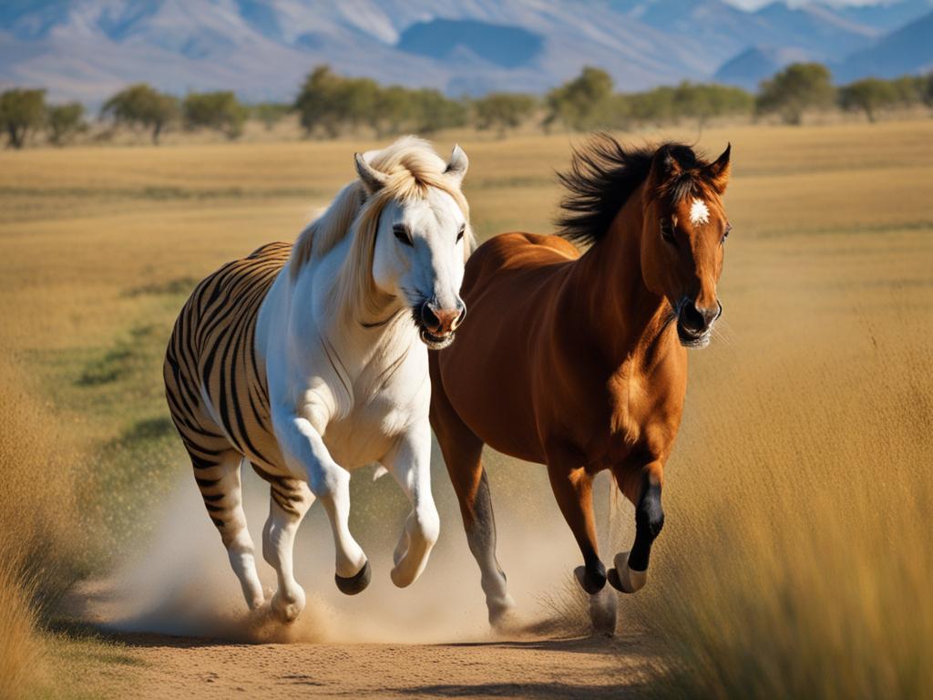 Tiger and Horse Friendship
