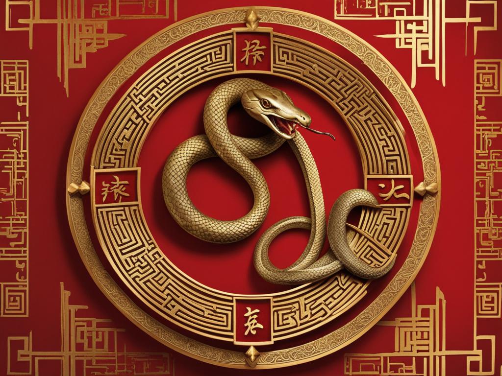 snake symbolism and lucky symbols image